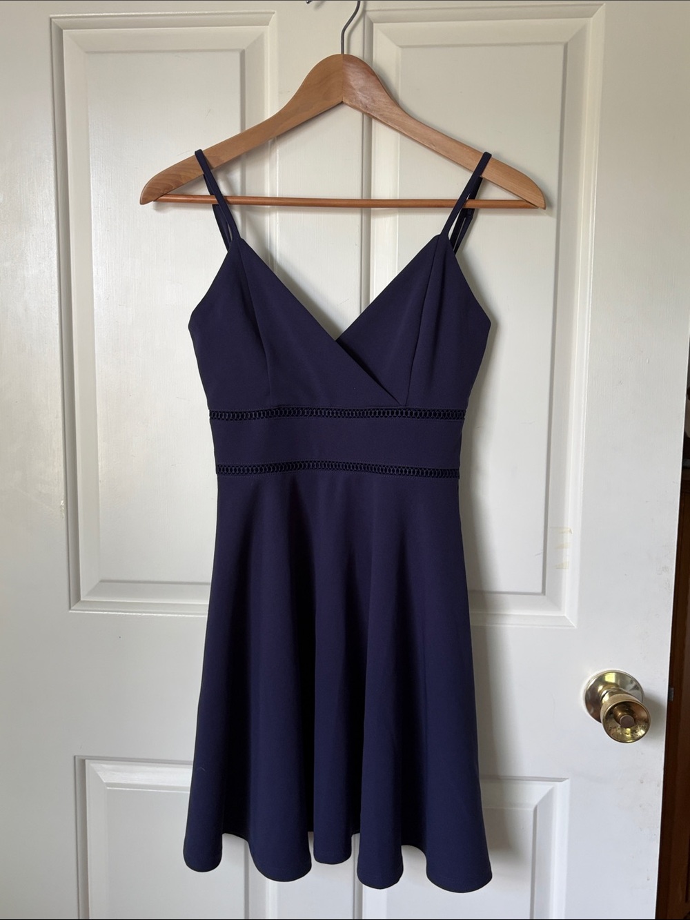 Navy A-Line Dress